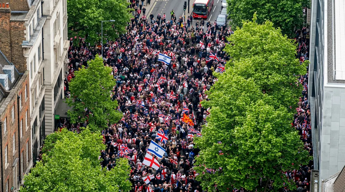 Tens of Thousands March in London: Tommy Robinson Unite the Kingdom Rally Brings Capital to Standstill